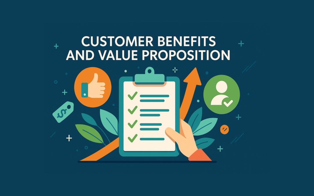 Customer benefits and value proposition (product-market fit)